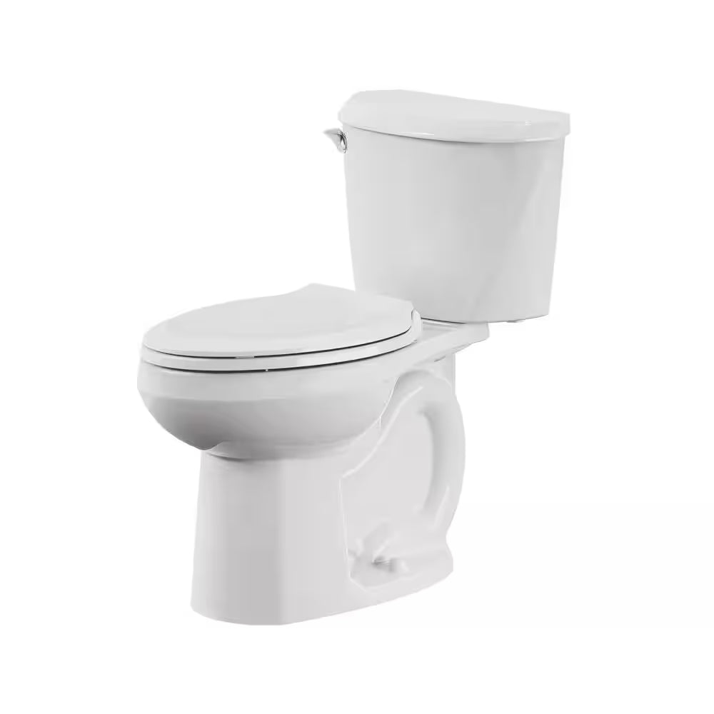Reliant 12 In. Rough in 2-Piece 1.28 GPF Single Flush Elongated Toilet with Slow Close Seat in White