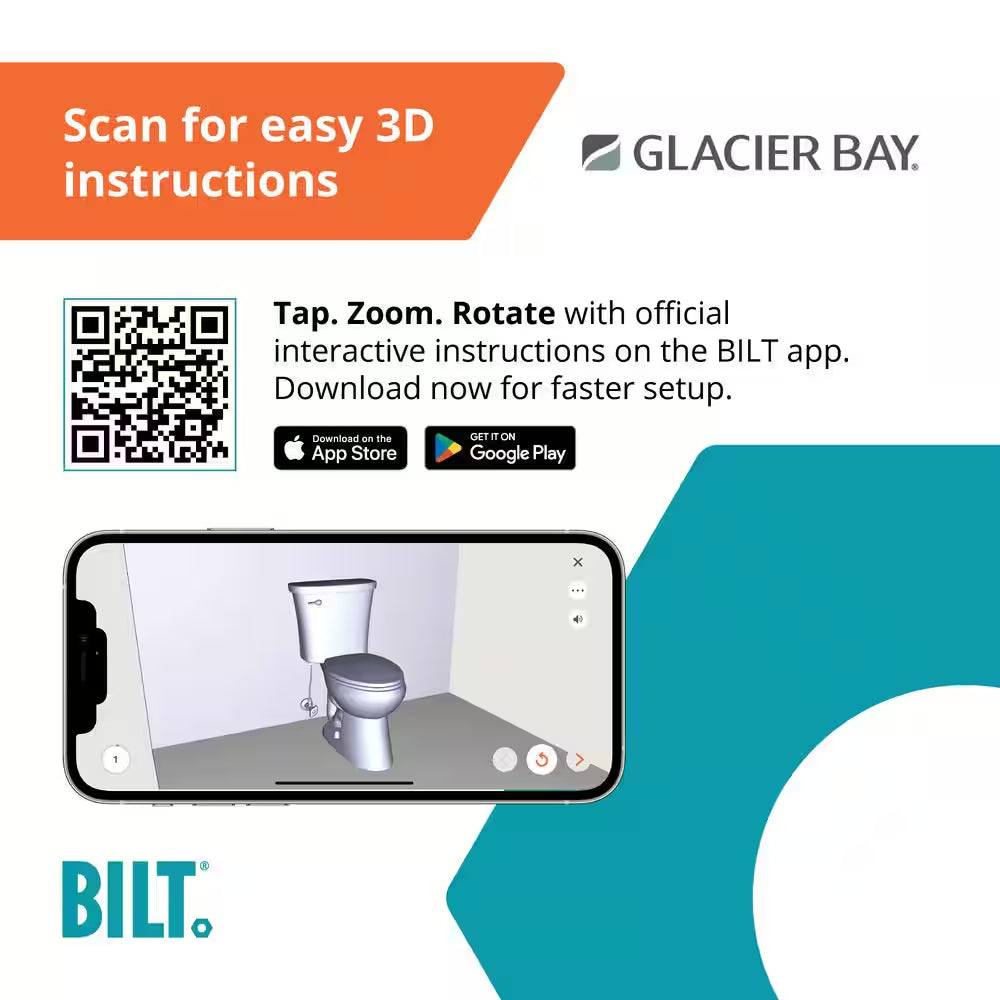 Power Flush 2-Piece 1.28 GPF Single Flush Extra Tall Elongated Toilet in White with Slow-Close Seat Included