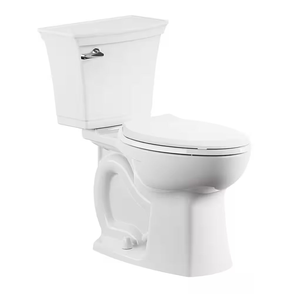 Rumson 2-Piece 1.28 GPF Single Flush Elongated Toilet in White Seat Is Included