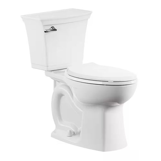 Rumson 2-Piece 1.28 GPF Single Flush Elongated Toilet in White Seat Is Included