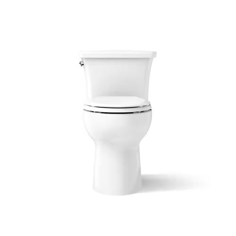 Highline Arc 12 In. Rough in 1-Piece 1.28 GFP Single Flush Elongated Chair Height Toilet in White with Soft Close Seat