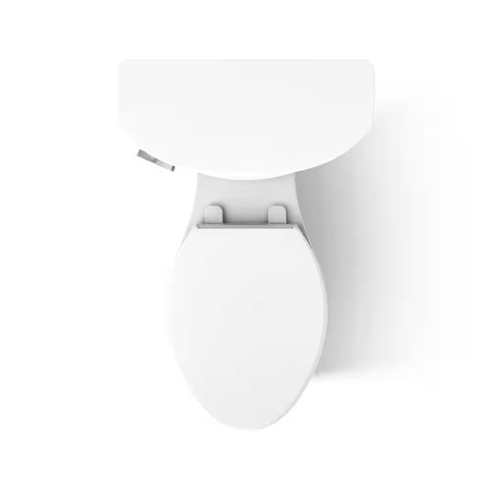 Cimarron 12 In. Rough in 2-Piece 1.28 GFP Single Flush Elongated Toilet in White with Soft Close Seat